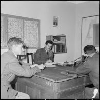 Camp d'officiers supérieurs égyptiens prisonniers en Israël.