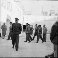 Camp d'officiers supérieurs égyptiens prisonniers en Israël.