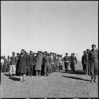 Camp de transit de prisonniers égyptiens en Israël.