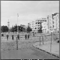 Le détachement colombien de l'ONU à Port-Saïd.