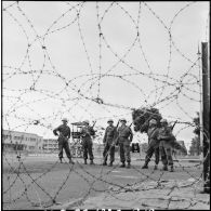 Le détachement colombien de l'ONU à Port-Saïd.