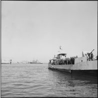 Le rembarquement de parachutistes français à Port-Fouad.