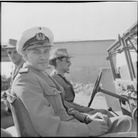 Région d'Orléansville. Portrait du capitaine de Frégate Loerke attaché de la marine Allemande.