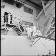 Arrivée du général Auboyneau et madame, et du capitaine de vaisseau Vilbert.