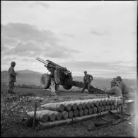 L'artillerie 4/8 RA étant les seuls à posséder des 155 m/m, tire sur le djebel Ergou où se trouvent encore quelques rebelles dispersés.