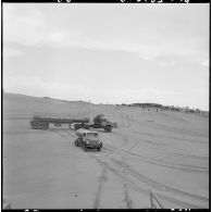 Touggourt. Inauguration de la Compagnie Saharienne Automobile (CSA).