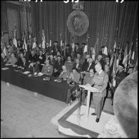 Congrès des médaillés militaires au théâtre de Constantine.