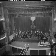 Congrès des médaillés militaires au théâtre de Constantine.