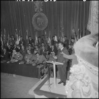 Congrès des médaillés militaires au théâtre de Constantine.