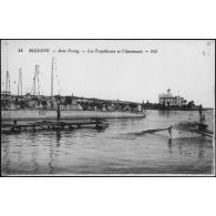 34. Bizerte. Baie Ponty. Les Torpilleurs et l'Amirauté. ND. [légende d'origine]