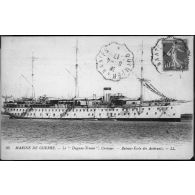 95. Marine de guerre. Le "Duguay-Trouin", Croiseur. Bateau-Ecole des Aspirants. LL. [légende d'origine]