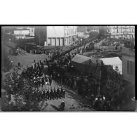 [Bizerte, le 1er novembre 1906. Les obsèques de l'équipage du sous-marin Lutin après le naufrage du 16 octobre 1906.]