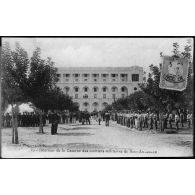 10. Intérieur de la Caserne des ouvriers militaires de Sidi-Abdallah. Collection P. Gervais - Ferryville. [légende d'origine]