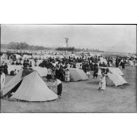 [Un campement militaire en Tunisie, début XXe siècle.]