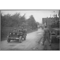 [Juillet 1945. Les unités de la 1re armée française stationnées en Allemagne.]