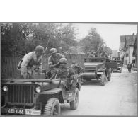 [Juillet 1945. Les unités de la 1re armée française stationnées en Allemagne.]