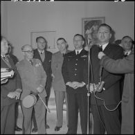 Tlemcen. Préfecture. Discours de Paul Delouvrier.