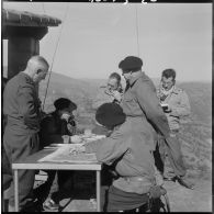 Région de Tizi Ouzou. Opération K 18. Le poste de commandement (PC) du général Faure.