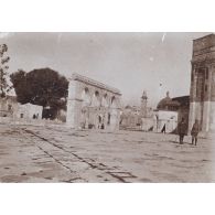 Parvis de l'ancien temple. Temple de Salomon à Jerusalem. [légende d'origine]