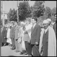 Tizi Ouzou. Un ancien combattant au garde à vous.