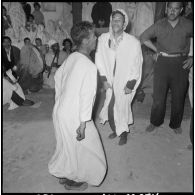 Cherchell. Fête des Amarias. Danseurs en transe.