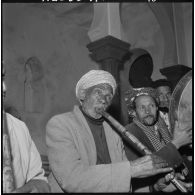 Cherchell. Fête des Amarias. Musiciens.