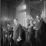 Oran. Discours radiodiffusé de Michel Debré.