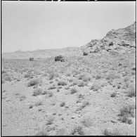 Barrage ouest des monts des Ksour, massif montagneux de l'Algérie faisant partie de l'Altlas saharien.