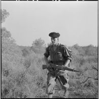 Portrait d'un appelé du contingent de la classe 59 I/A, originaire de Tincourt-Boucly dans la Somme et ouvrier agricole dans le civil.