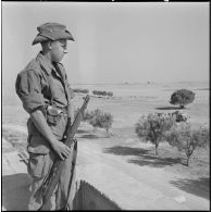 Portrait d'un appelé du contingent de la classe 58 2/A, originaire de Carvin dans le Pas-de-Calais et fileur dans le civil.