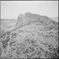 Prise de vue aérienne de la Grande Kabylie.