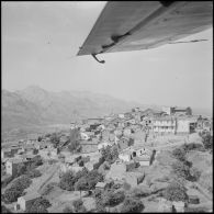 Prise de vue aérienne de la Grande Kabylie.