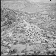 Prise de vue aérienne de la Grande Kabylie.