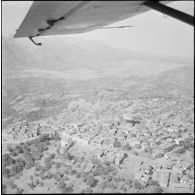 Prise de vue aérienne de la Grande Kabylie.