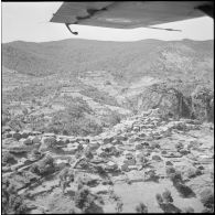 Prise de vue aérienne de la Grande Kabylie.