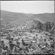 Prise de vue aérienne de la Grande Kabylie.