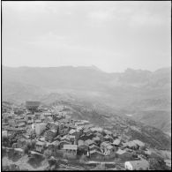 Prise de vue aérienne de la Grande Kabylie.