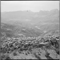 Prise de vue aérienne de la Grande Kabylie.