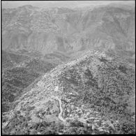 Prise de vue aérienne de la Grande Kabylie.