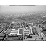 Saint-Denis/Saint-Ouen (93). Vue de la plaine Saint-Denis et Saint-Ouen.