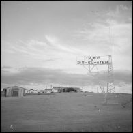 Entrée du poste frontalier de Bir el-Ater, commune algérienne de la wilaya de Tébessa.