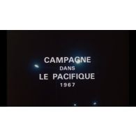 Campagne dans le Pacifique 1967.