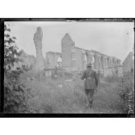 Les secteurs franco-belges de Lo, Pervyse et Caeskerke, en Flandre occidentale, août 1917.