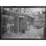 Petit-Sillery, Marne, sentinelle russe. [légende d'origine]