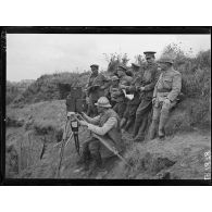 Près de Cambrai, poste anglais d'observation. [légende d'origine]