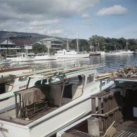 Voiliers au port de plaisance de Papeete.