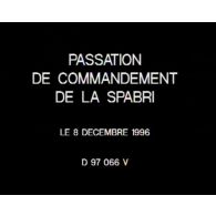 Cérémonie de passation de commandement de la SPABRI (brigade espagnole) de l'IFOR.