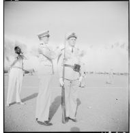 Remise d'insigne pour la promotion des EOA sur la base aérienne de Marrakech.