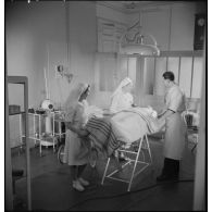 Mise en scène à l'hôpital Chaptal de Paris.