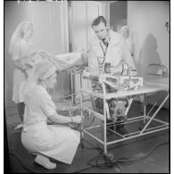 Mise en scène à l'hôpital Chaptal de Paris.